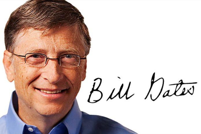 Chữ ký của tỷ phú Bill Gates