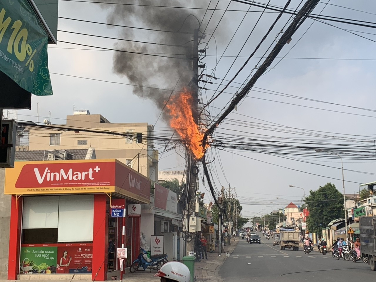 Cột điện gây mất thẩm mỹ