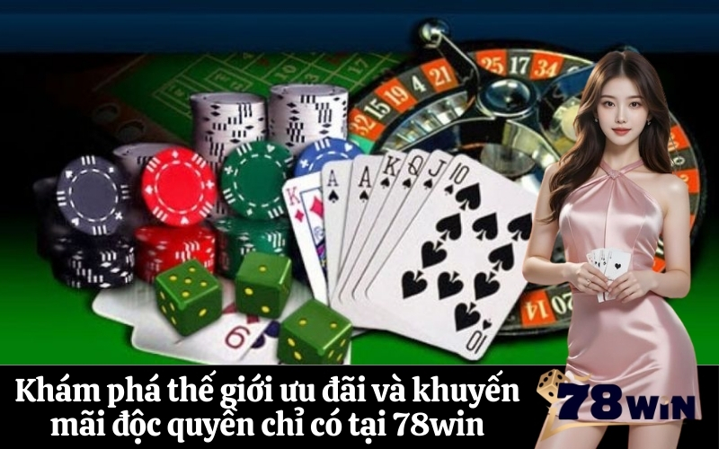 Khám phá thế giới ưu đãi và khuyến mãi độc quyền chỉ có tại 78win