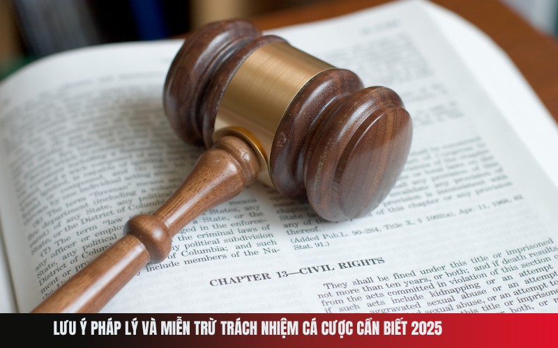 Lưu Ý Pháp Lý và Miễn Trừ Trách Nhiệm Cá Cược Cần Biết 2025